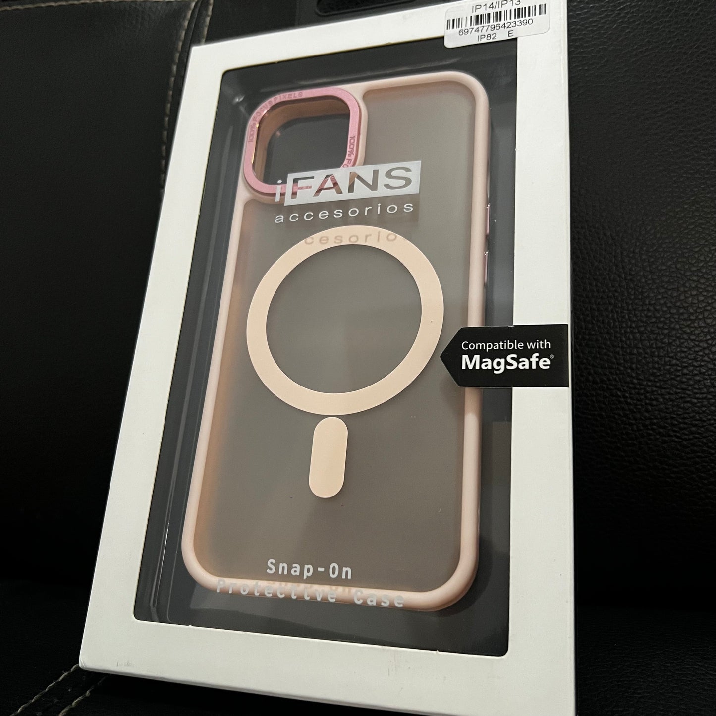 Case Ahumado ROSA Resistente c/ Magsafe IPHONE 13/14 ip82