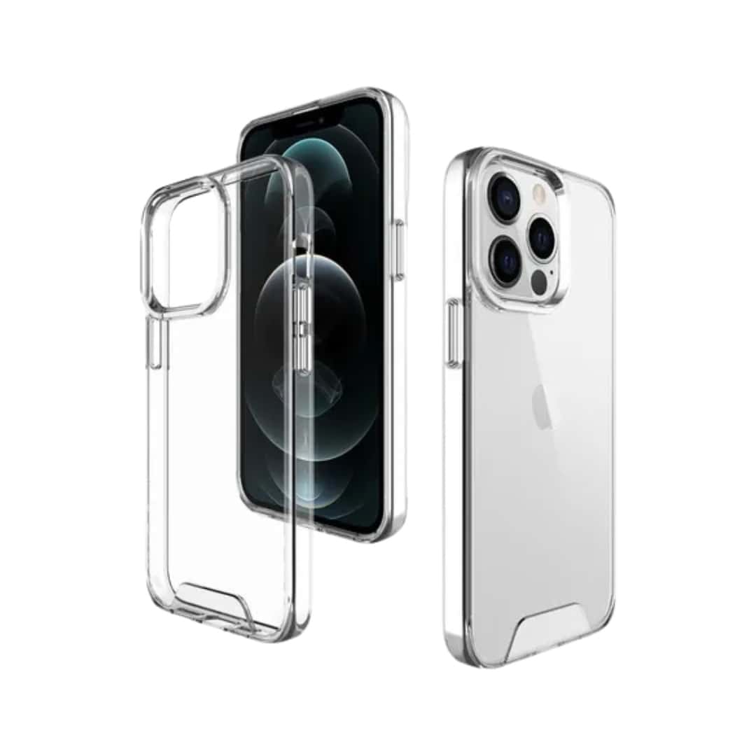 Case transparente con Mica de vidrio iphone 4