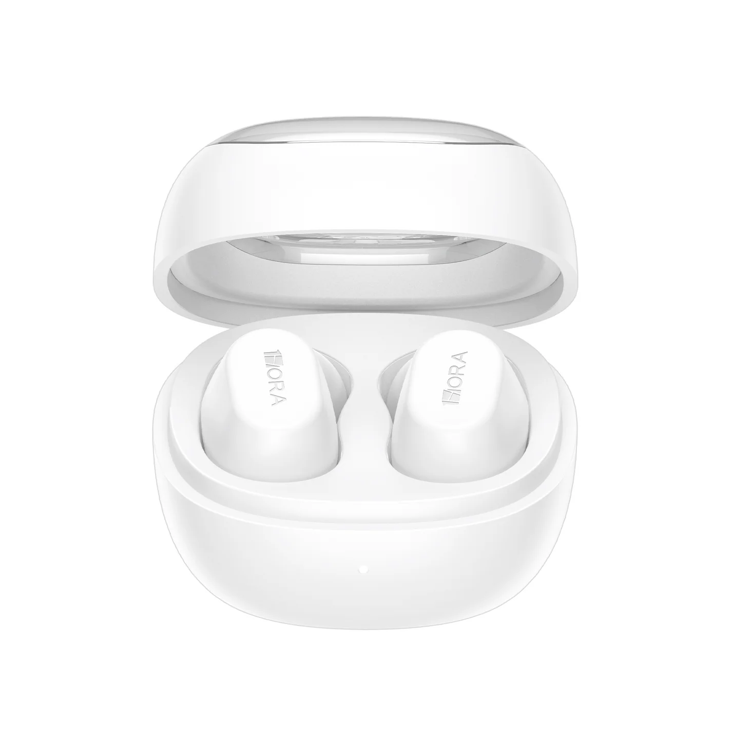 Auriculares inalambricos transparentes AUT208 de inspiración espacial Blanco