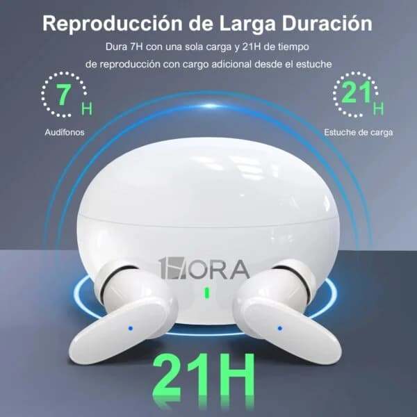 Auriculares inalámbricos AUT205 con luces LED - vista 2