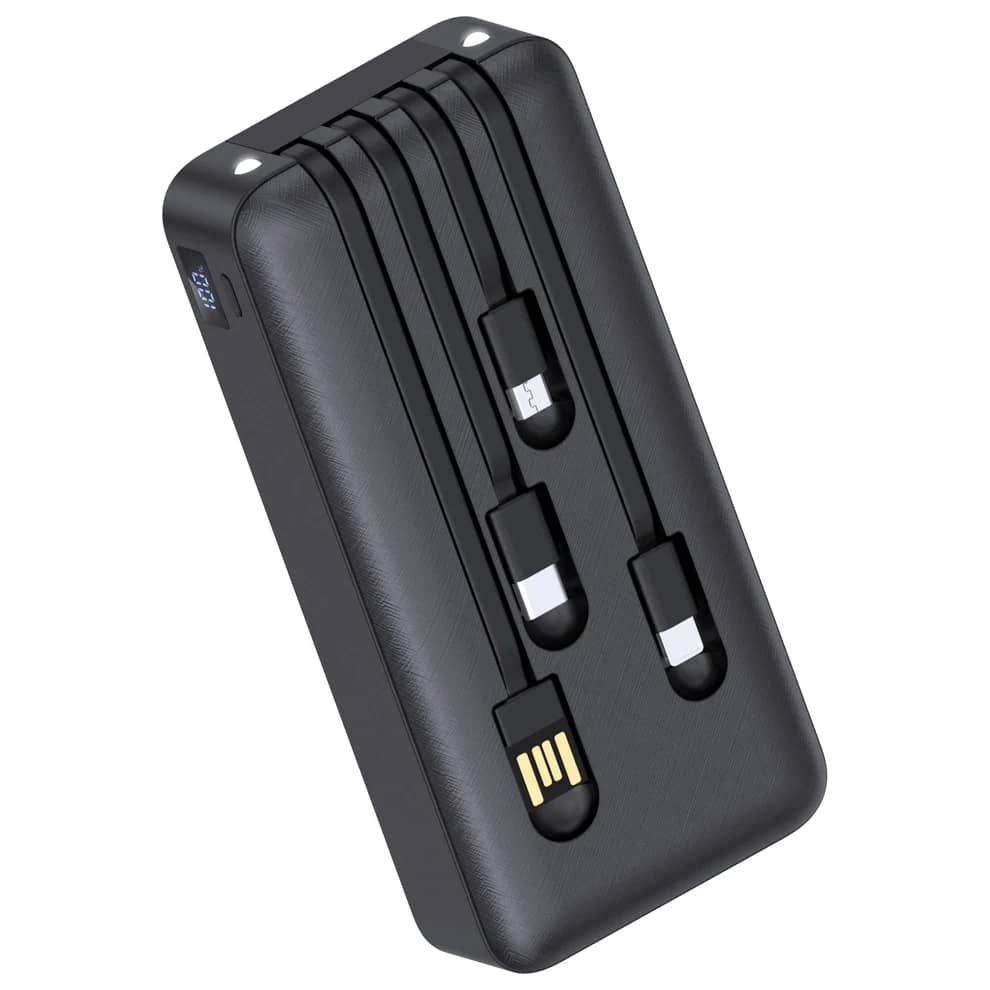 Cargador portatil 20000 mAh Cuatro Cables Gar159 USB & C