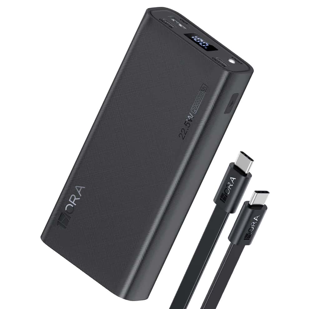 Cargador portatil 20000 mAh con dos puertos USB 1