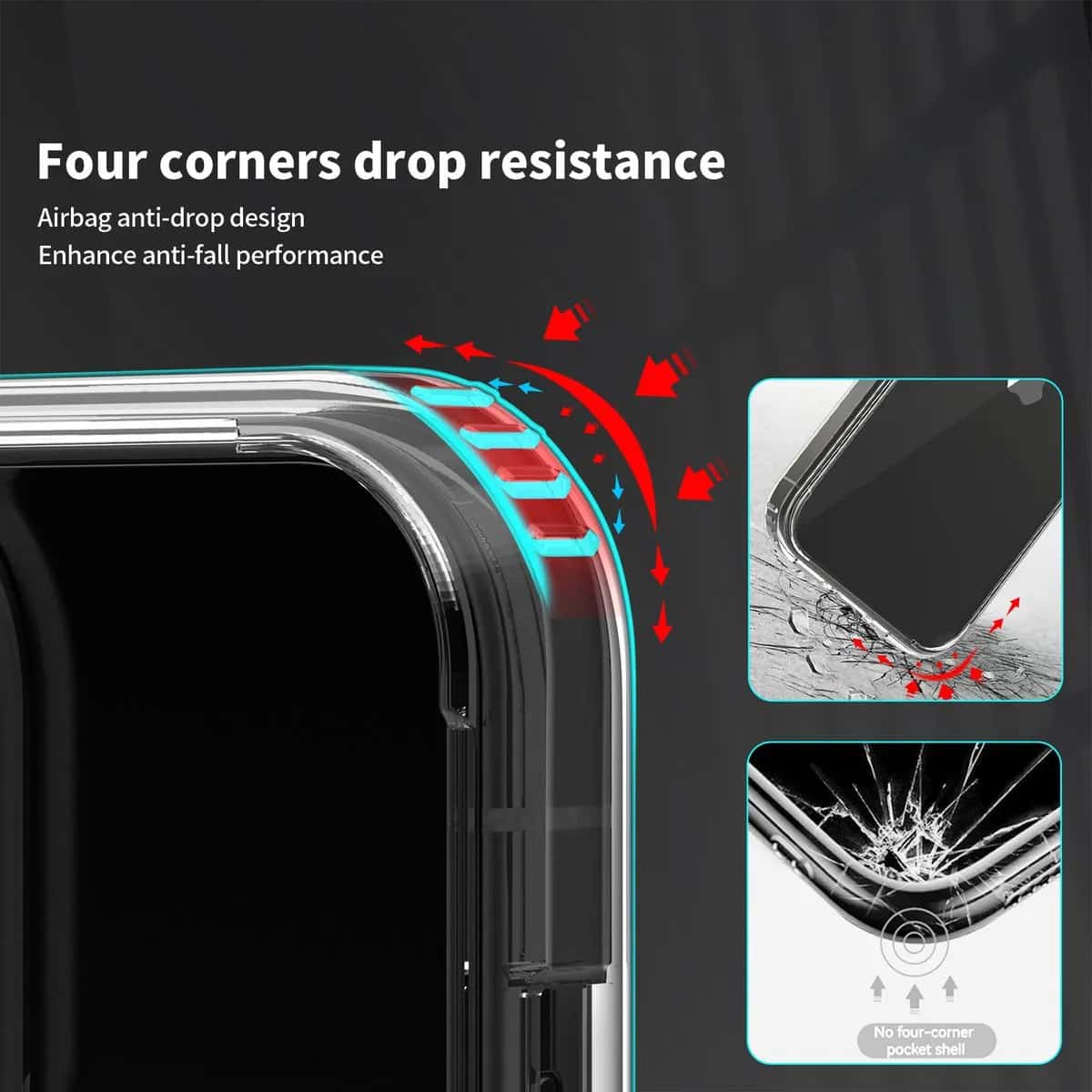 Case Iphone Transparente Premium Magsafe 5