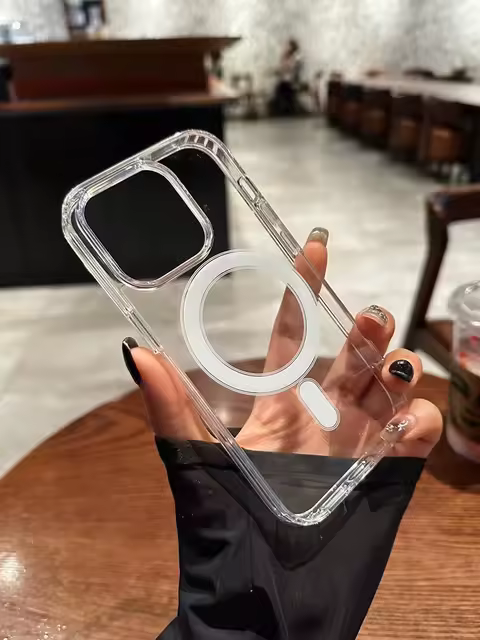 Case Iphone Transparente Premium Magsafe - vista 3