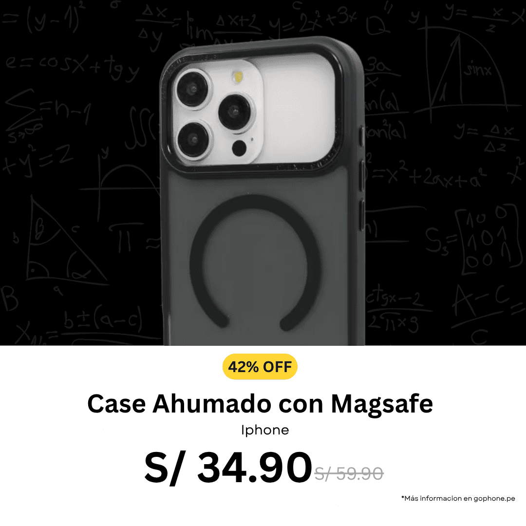 Case Iphone Ahumado con Magsafe carga inalambrica IP82 3