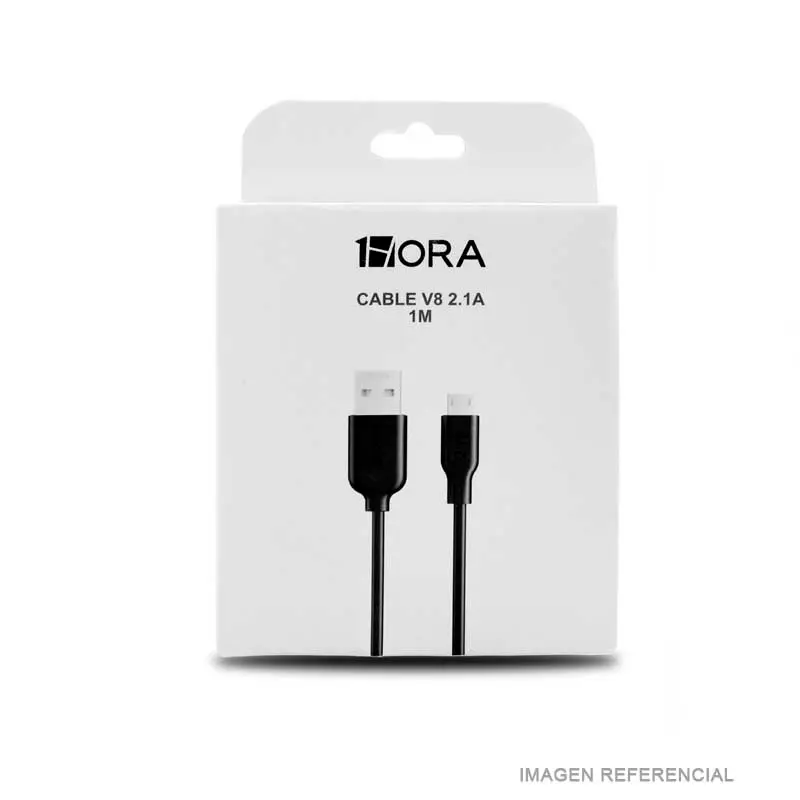 Cable tipo lightning 2.1A 1M - 1Hora 3