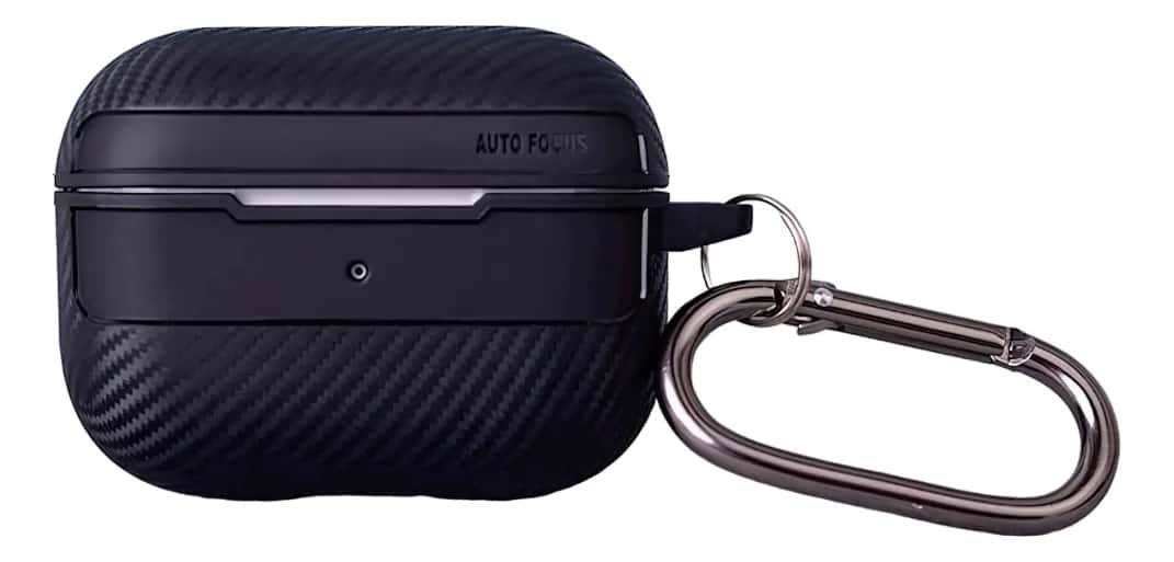 Funda Con Textura De Fibra De Carbono - Airpods Pro 2 Negro 4