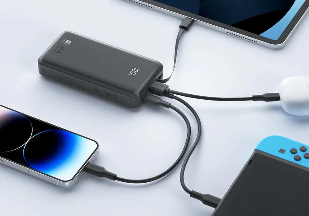 Cargador Portátil Rápido 22.5W 20,000mAh 2