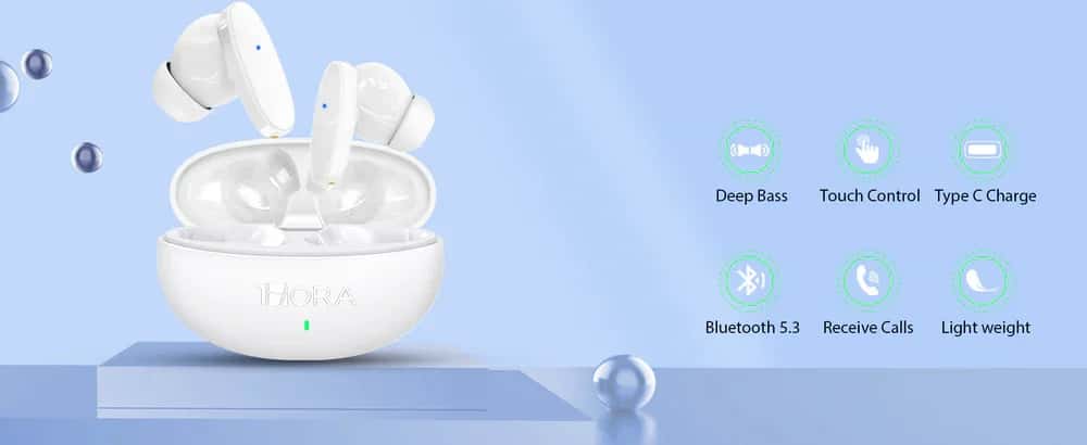 Auriculares inalámbricos AUT205 con luces LED 3