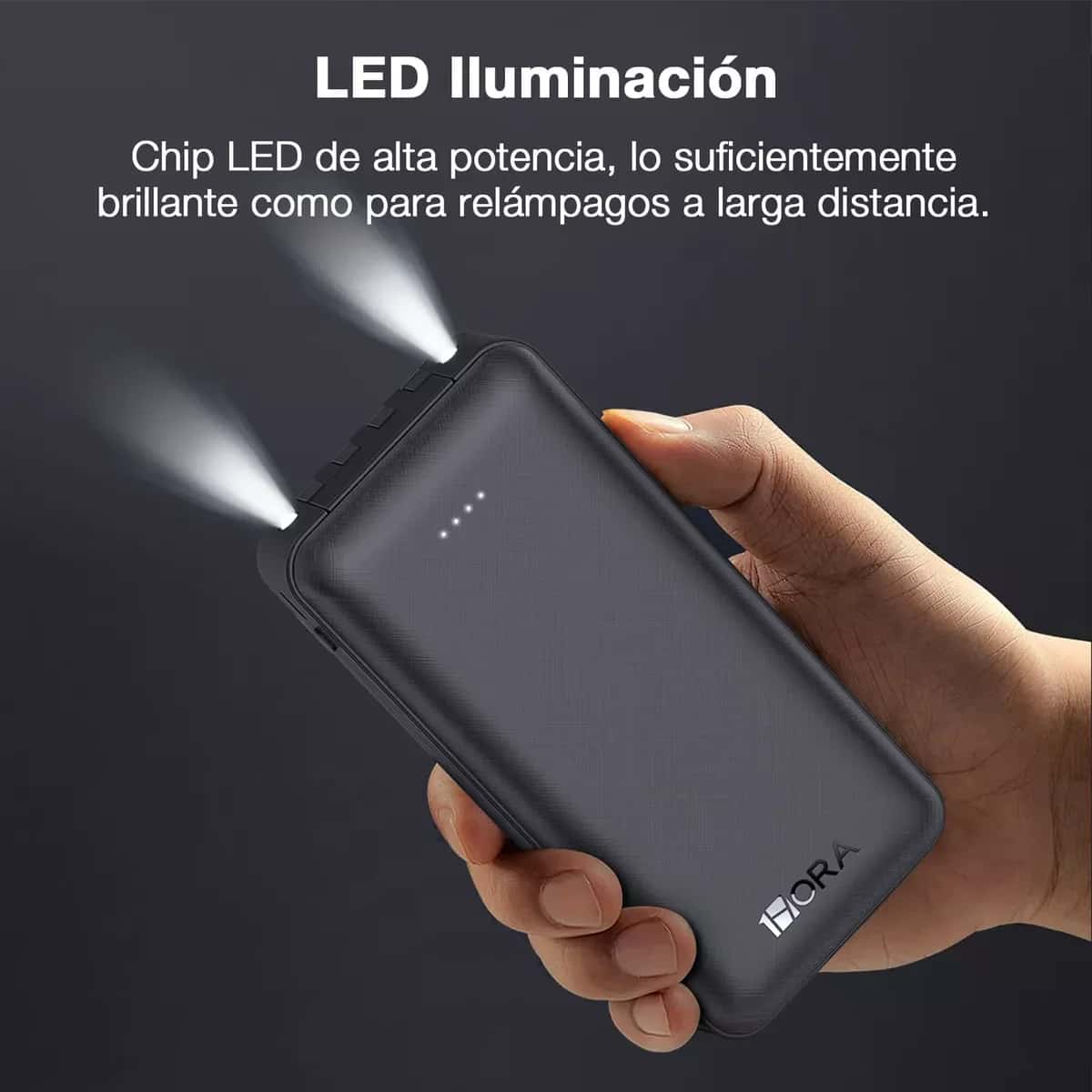 Cargador portatil 20000 mAh Cuatro Cables Gar159 USB & C 3