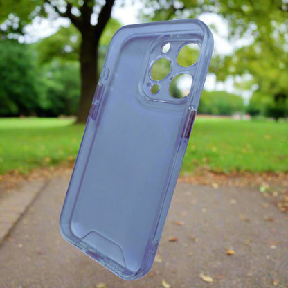 Case Transparente simple con Mica Vidrio iphone 13 pro max