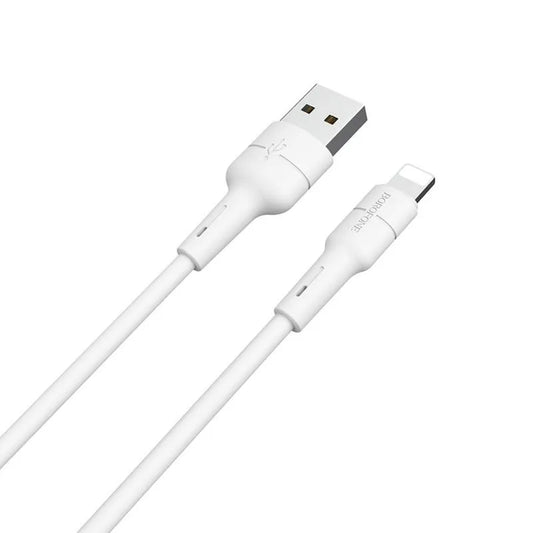Cable Lightning 2.4A 2M Blanco